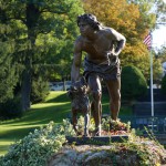 Statue eines Indianer