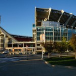 Close-up des Stadions