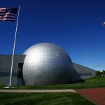 Hoophall mit Flagge