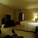 Hotelzimmer im Holiday Inn.